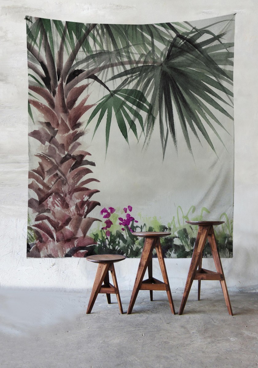 Palm cheap tree tapestry